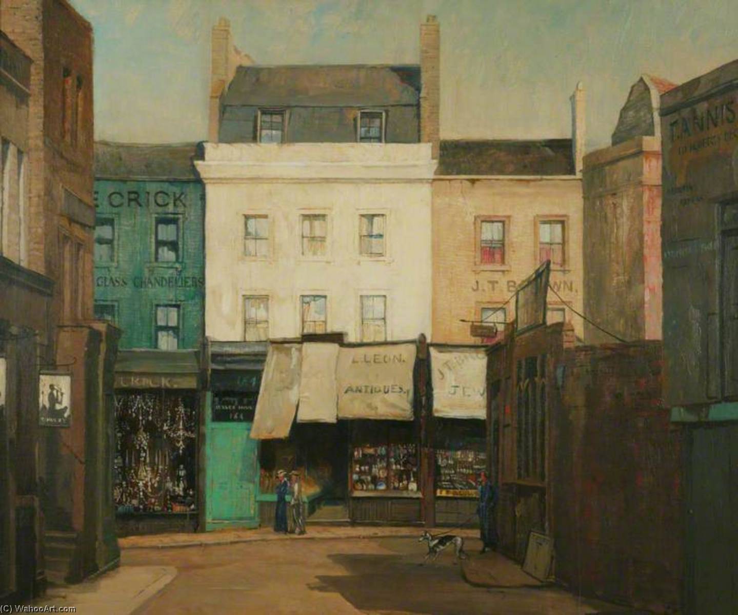 In Church Street, Kensington — John Vicat Cole