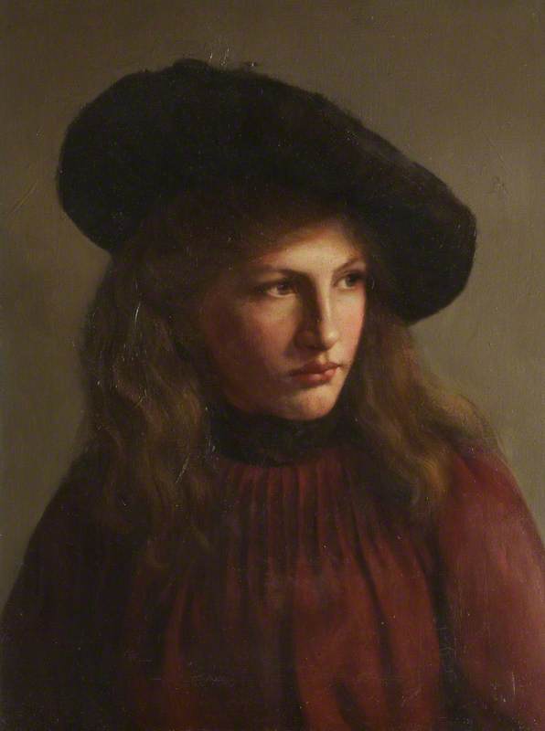 Portrait Of A Girl In A Cap — Patti Mayor