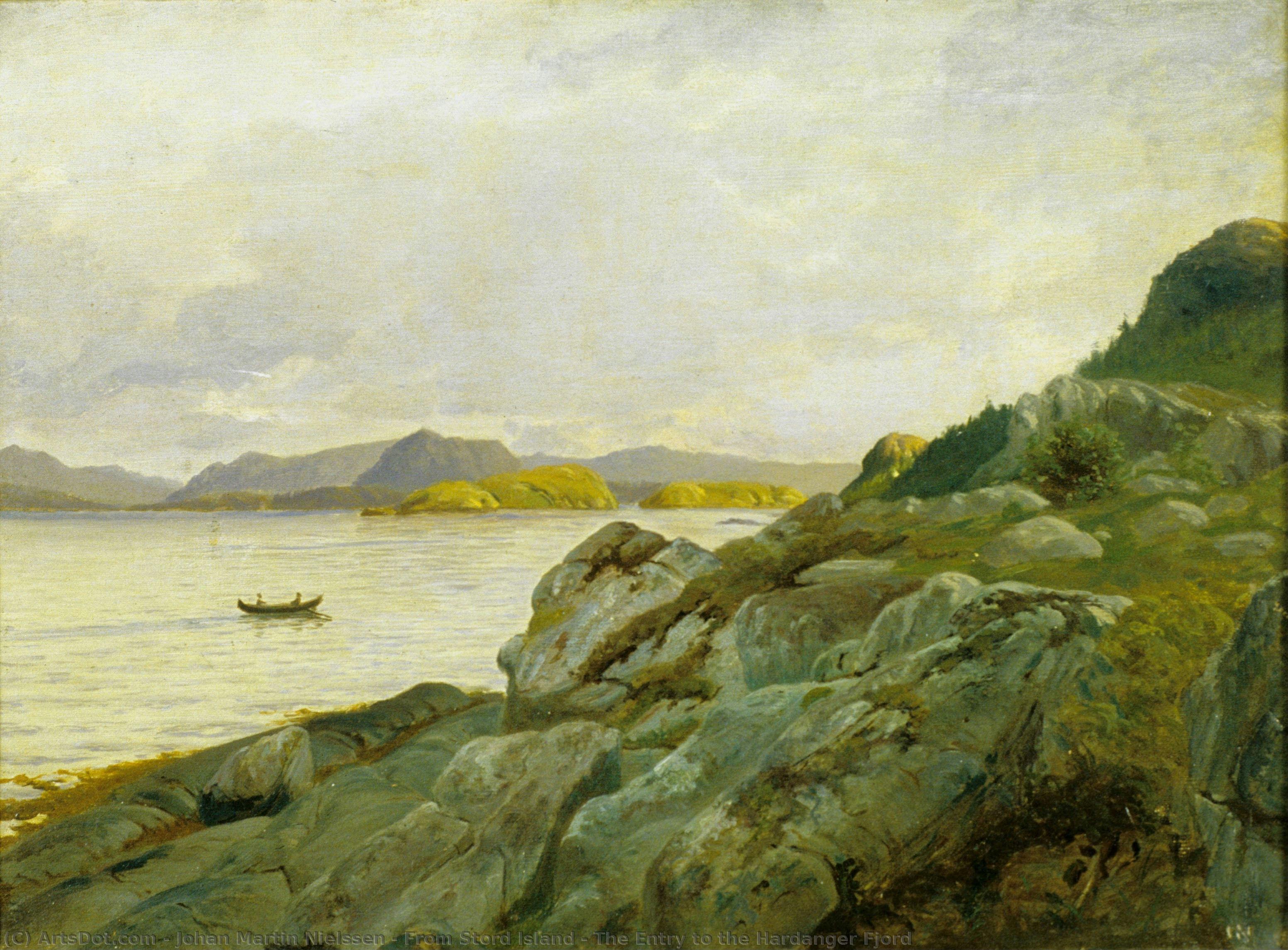 From Stord Island - The Entry To The Hardanger Fjord — Johan Martin Nielssen