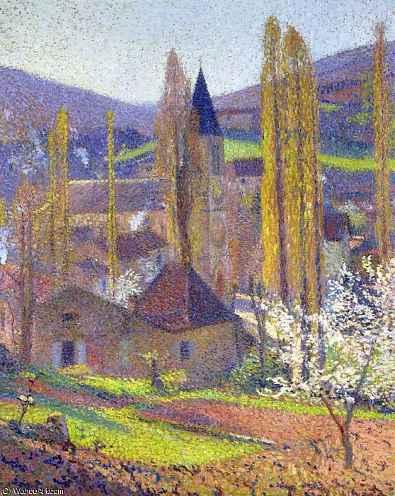 Church In Labastide In Spring — Henri Jean Guillaume Martin