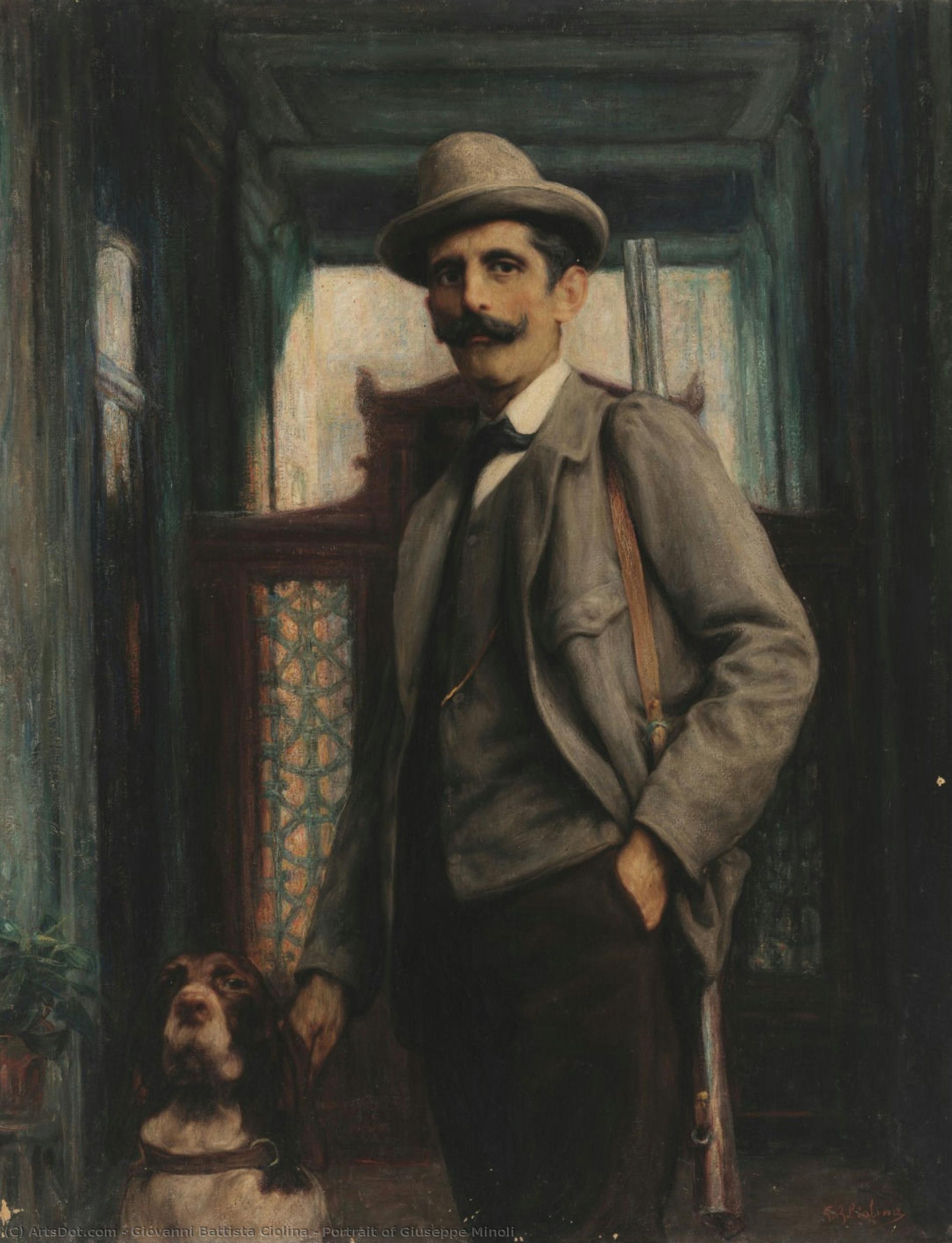 Portrait Of Giuseppe Minoli — Giovanni Battista Ciolina