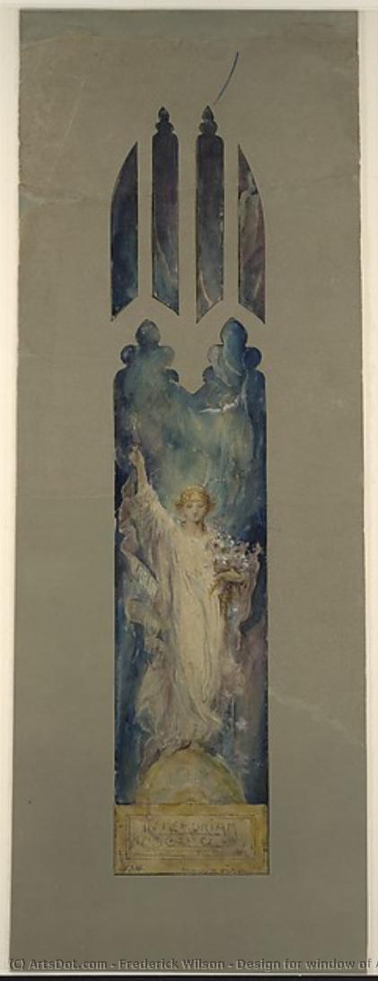 Design For Window Of Angel Gabriel, "annunciation Angel [?]" — Frederick Wilson