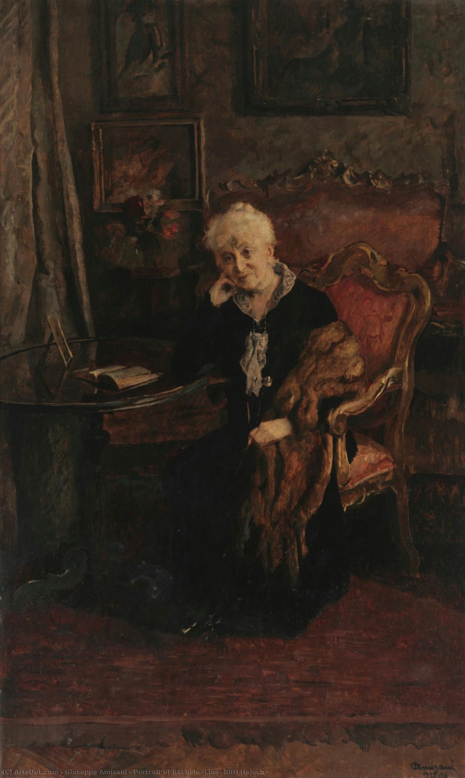 Portrait Of Rachele (lina) Biffi Hajech — Đuzepe Amisani