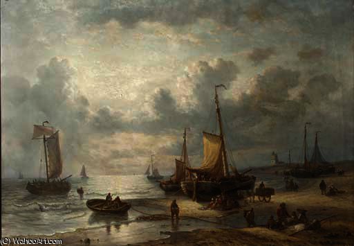 Unloading The Catch — George Willem Opdenhoff
