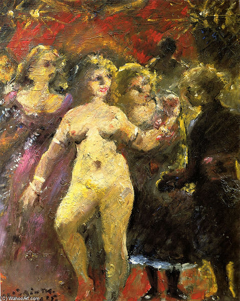 Die Schöne Frau Imperia — Lovis Corinth