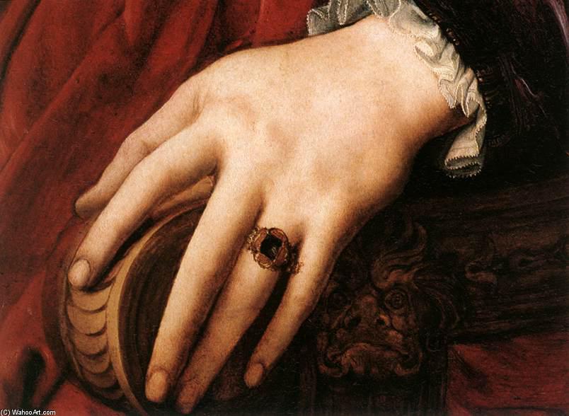 Retrato De Lucrezia Panciatichi (detalle) — Agnolo Bronzino