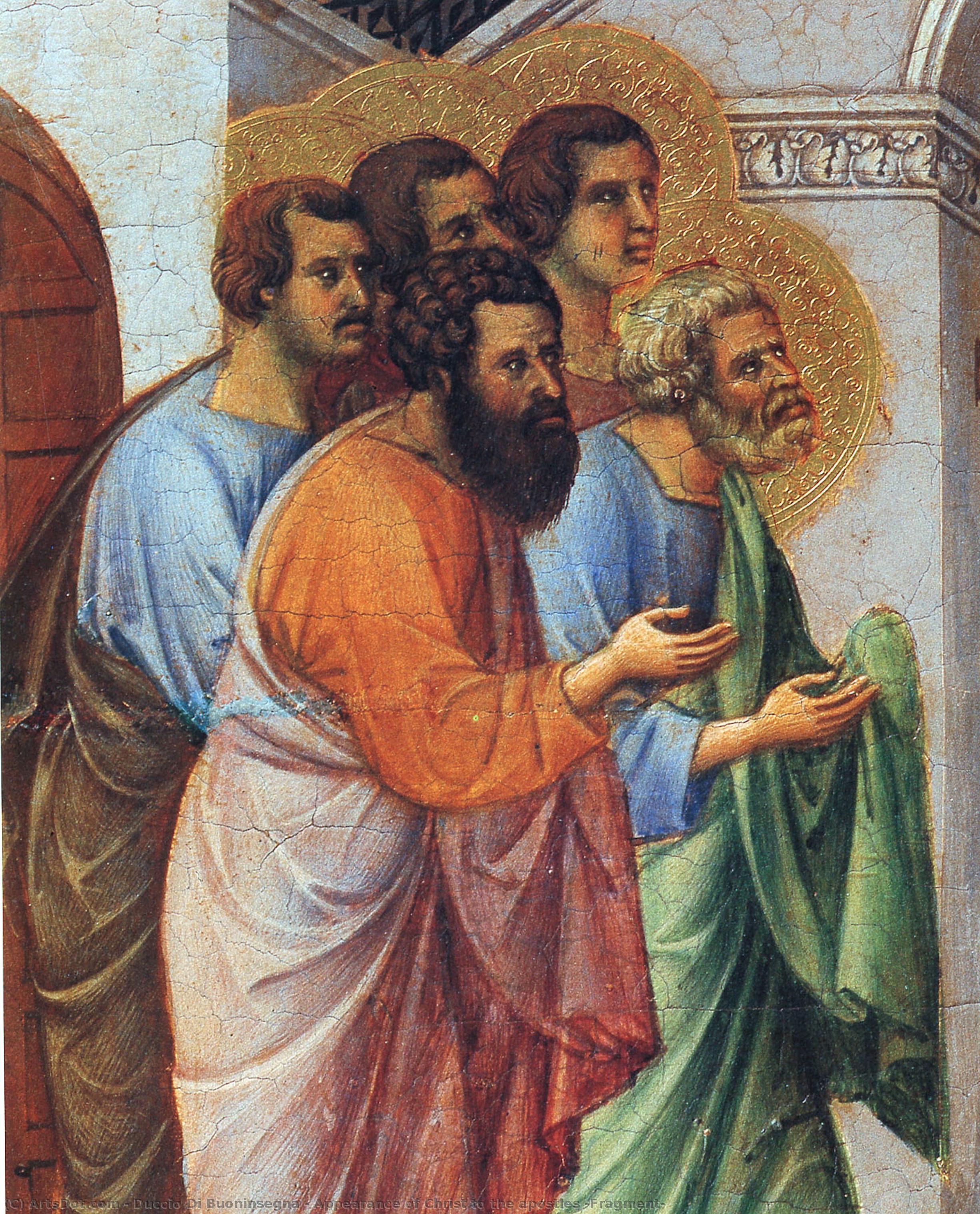 Appearance Of Christ To The Apostles (fragment) — Duccio Di Buoninsegna