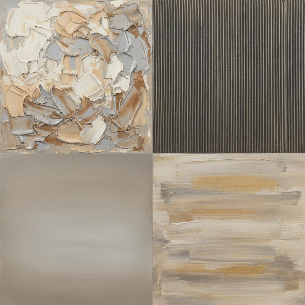 Fragmentiertes Gleichgewicht: Eine Monochrome Studie Von Textur, Rhythmus Und Struktureller Spannung — David Moreau