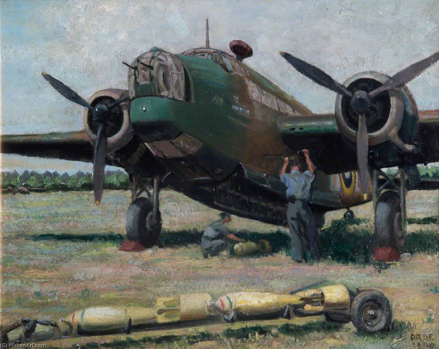 Bombing Up A Wellington — Cuthbert Julian Orde
