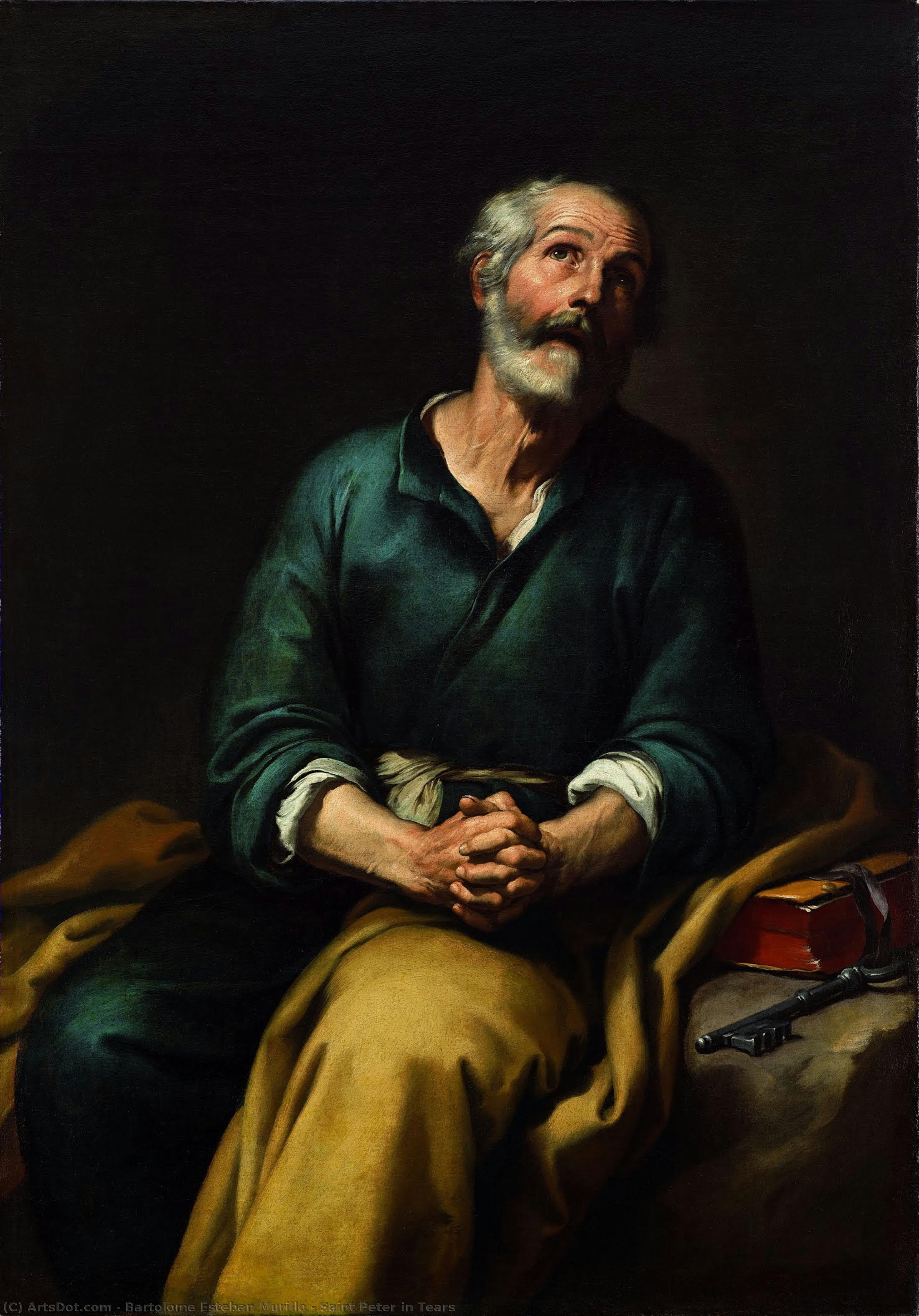 Saint Peter In Tears — Бартоломе Эстебан Мурильо