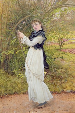 Portrait Of The Artist's Daughter — Edward Killingworth Johnson