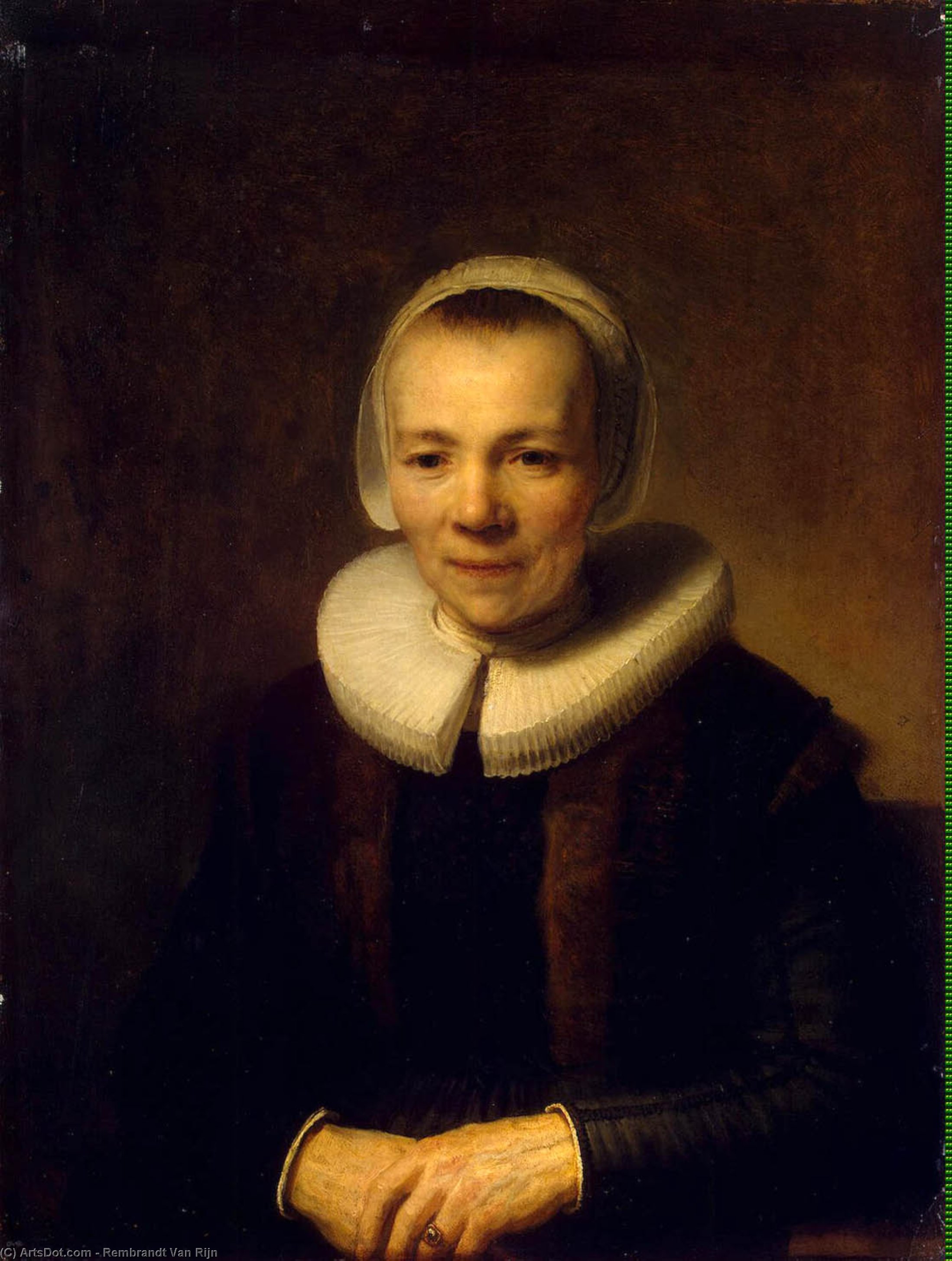 Retrato De Baartgen Martens Doomer — Rembrandt Van Rijn