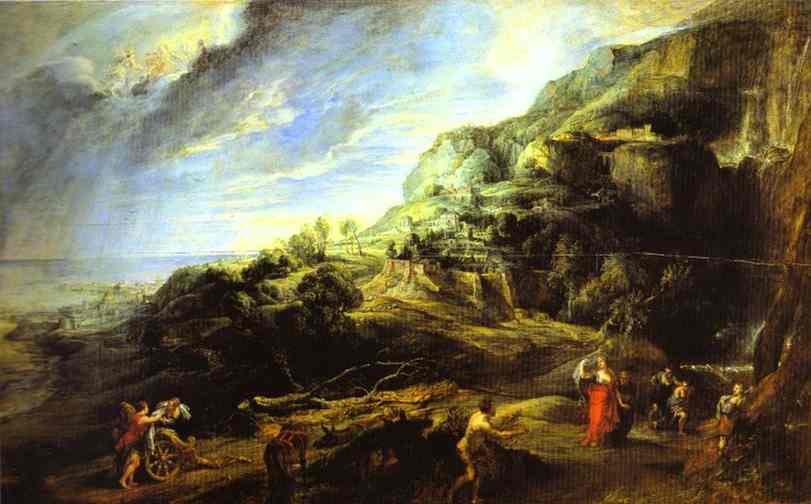 Ulysses On The Island Of The Phaeacians — Peter Paul Rubens