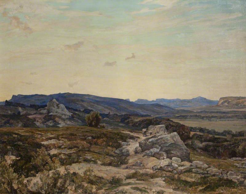 Early Morning, Les Baux De Provence — Herbert Edwin Pelham Hughes Stanton