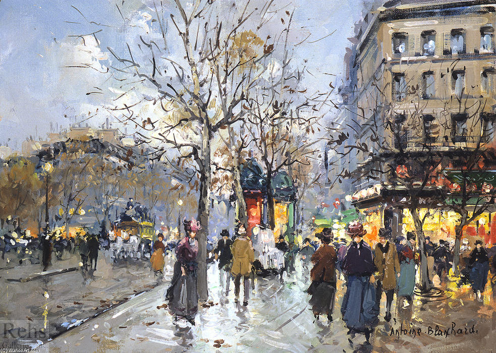 Boulevard Haussmann — Antoine Blanchard (marcel Masson)