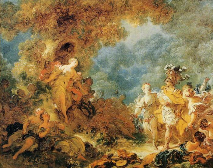 Rinaldo In The Gardens Of Armida — Jean-honoré Fragonard