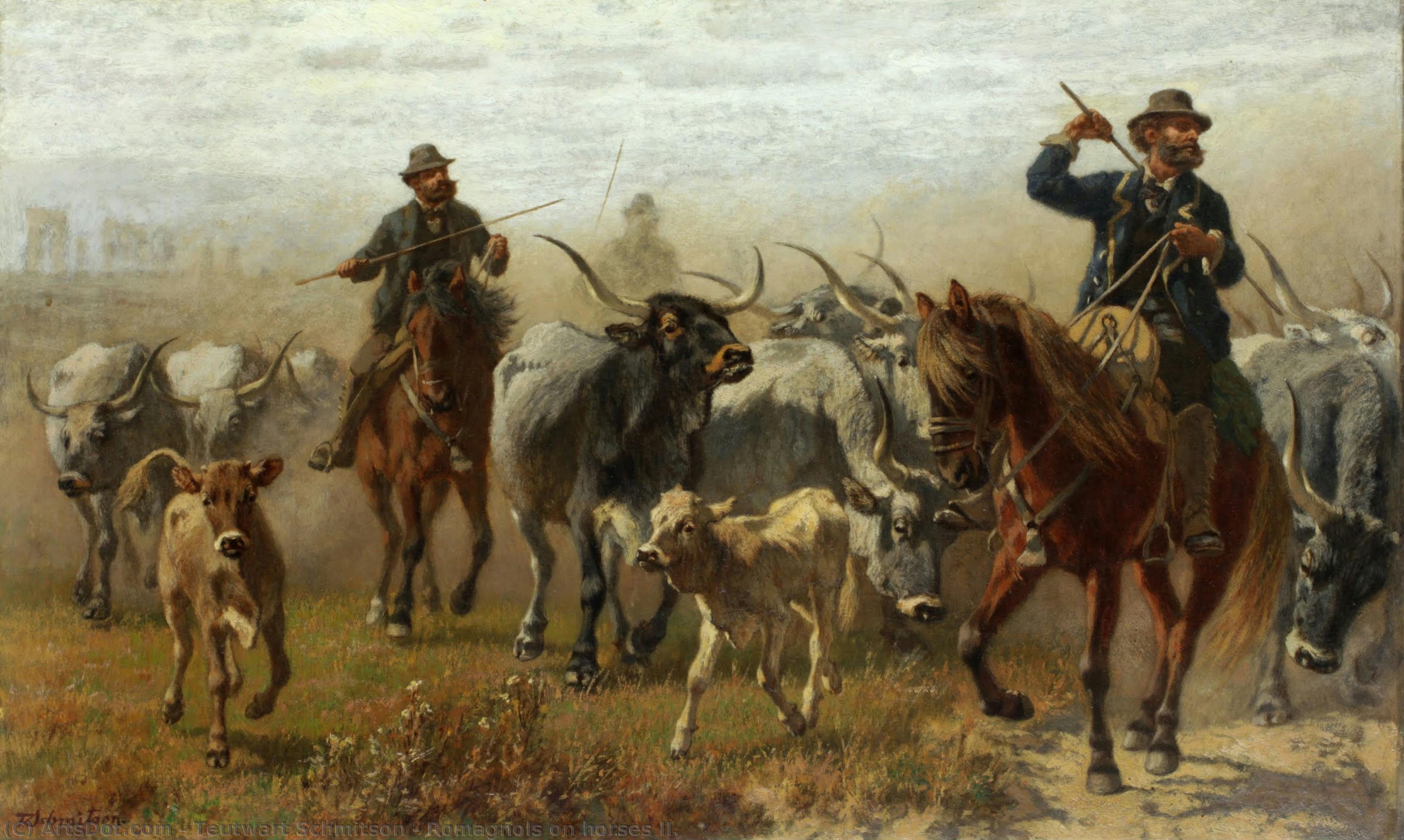 Romagnols On Horses Ii. — Teutwart Schmitson