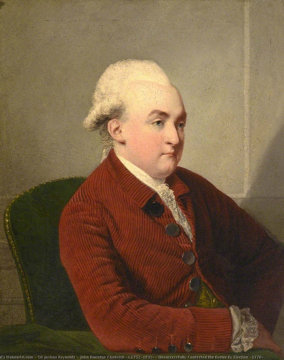 John Burridge Cholwich (c.1752–1835), Unsuccessfully Contested The Exeter By Election (1776) — Sir Joshua Reynolds