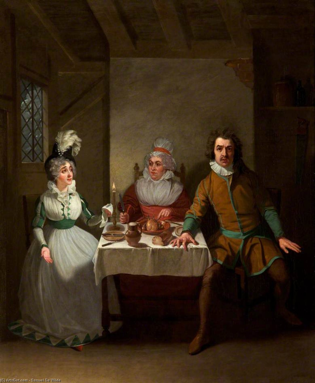 Bland, Booth, And Bannister In 'the Children In The Wood' By Morton — Samuel De Wilde