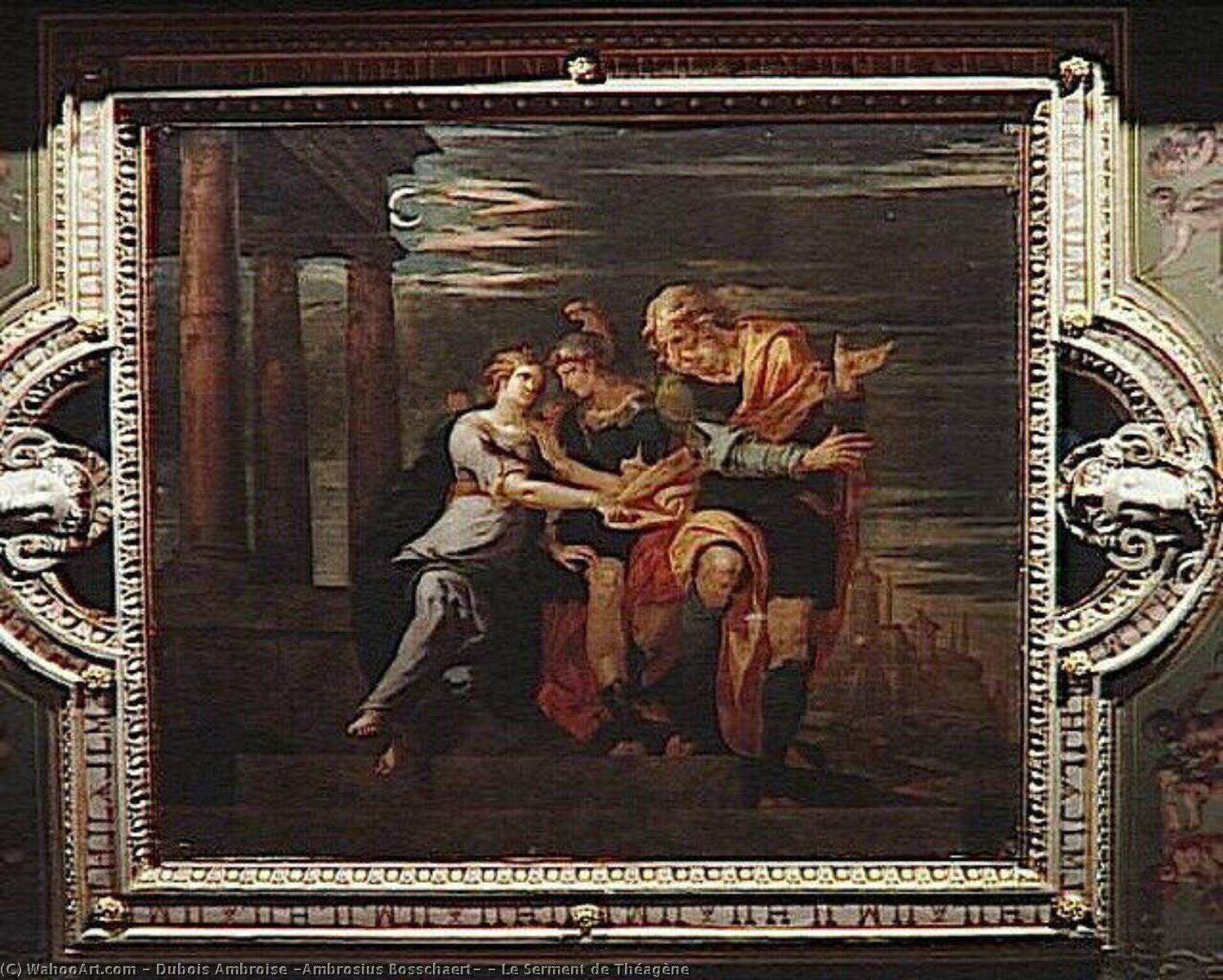 Le Serment De Théagène — Dubois Ambroise (ambrosius Bosschaert)