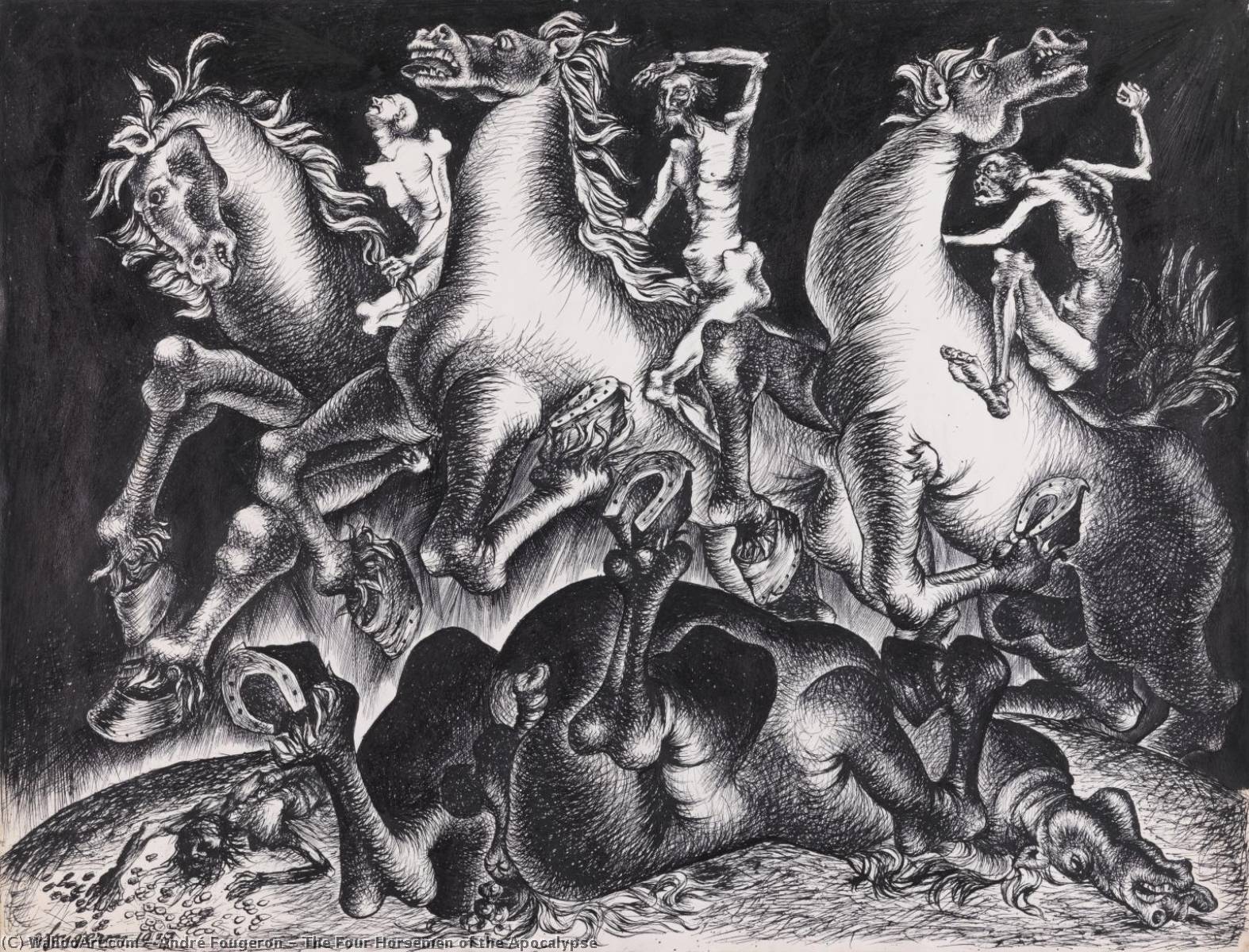 The Four Horsemen Of The Apocalypse — André Fougeron