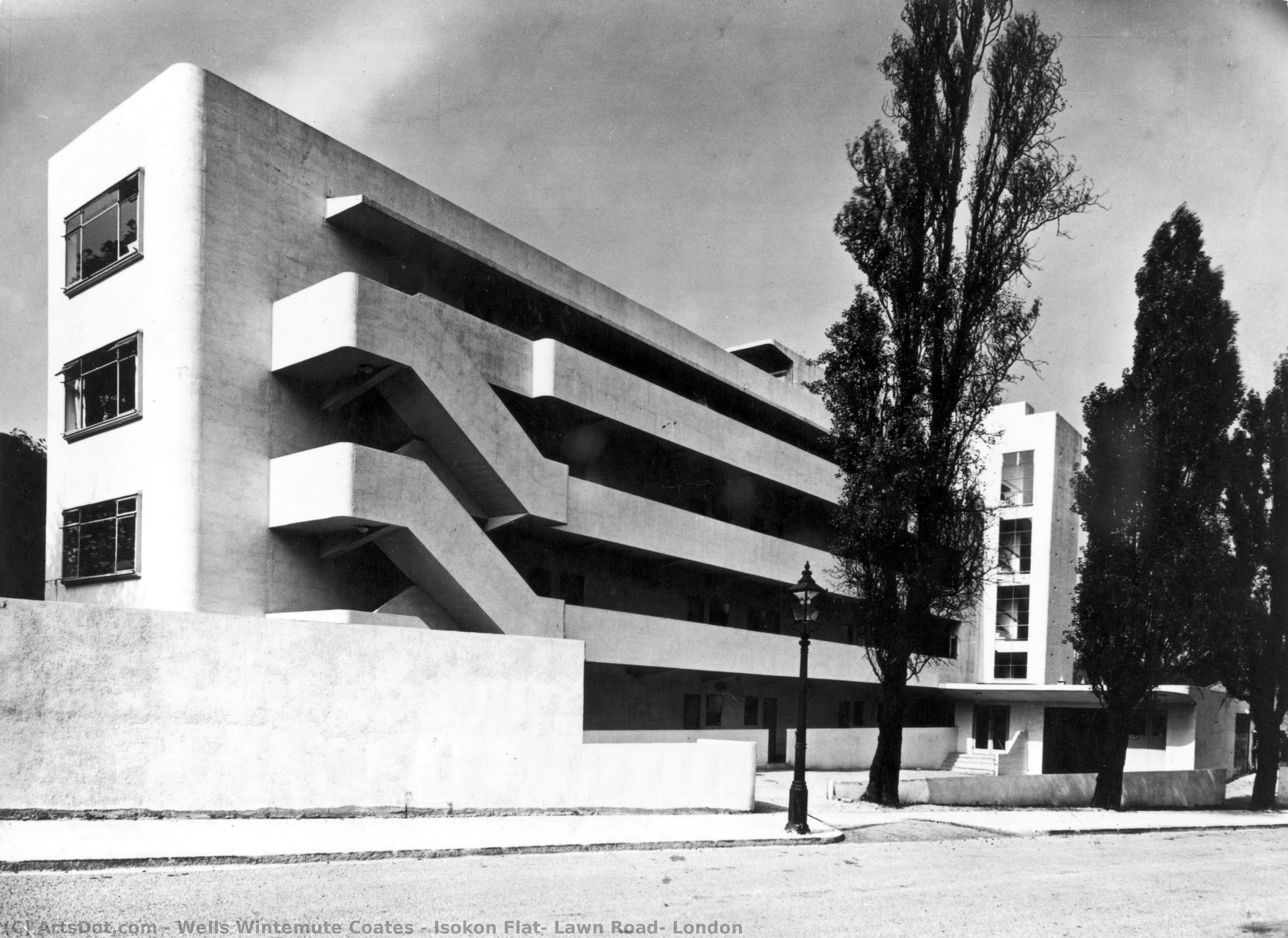 Isokon Flat, Lawn Road, London — Wells Wintemute Coates