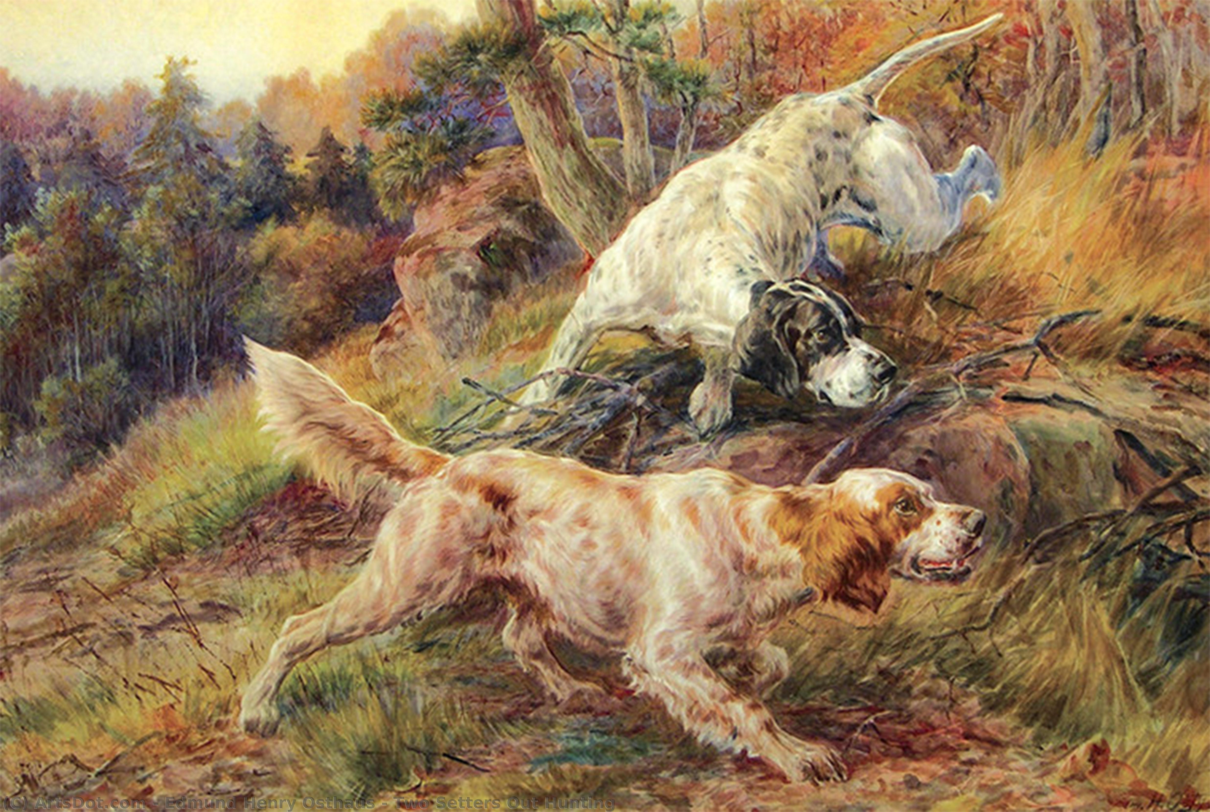 Two Setters Out Hunting — Edmund Henry Osthaus