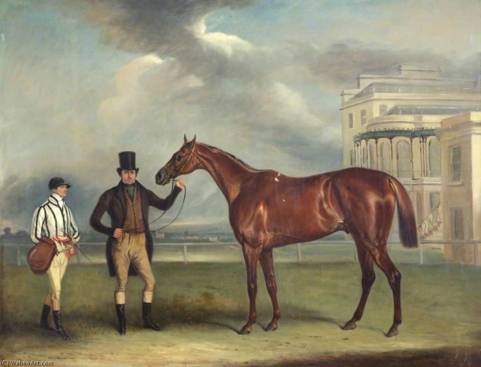 'general Chasse' On The Course At Aintree — Sr John E Ferneley