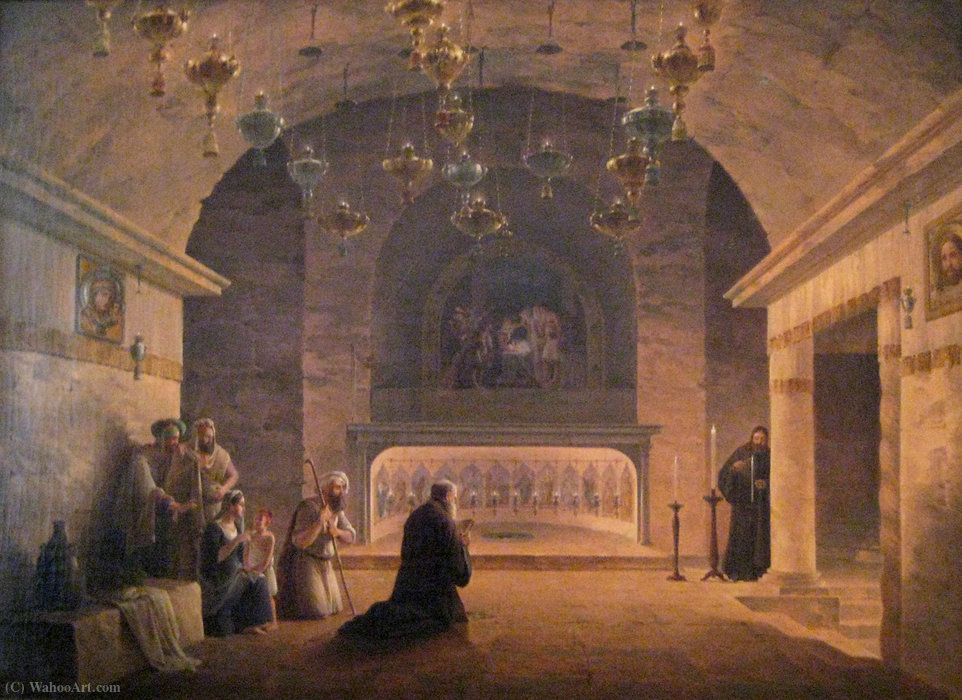 View Of Church Of The Nativity — Maksim Nikiforovich Vorobiev