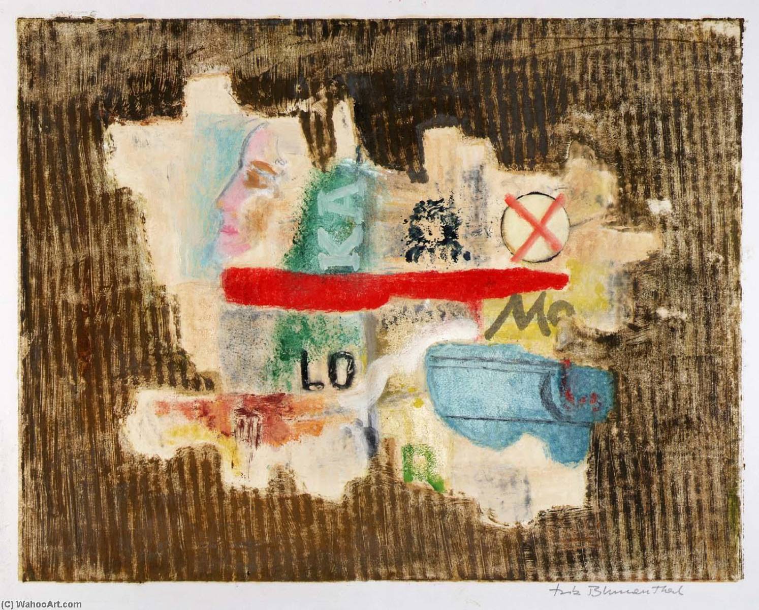 Torn Poster, No. 3a — Fritz Blumenthal