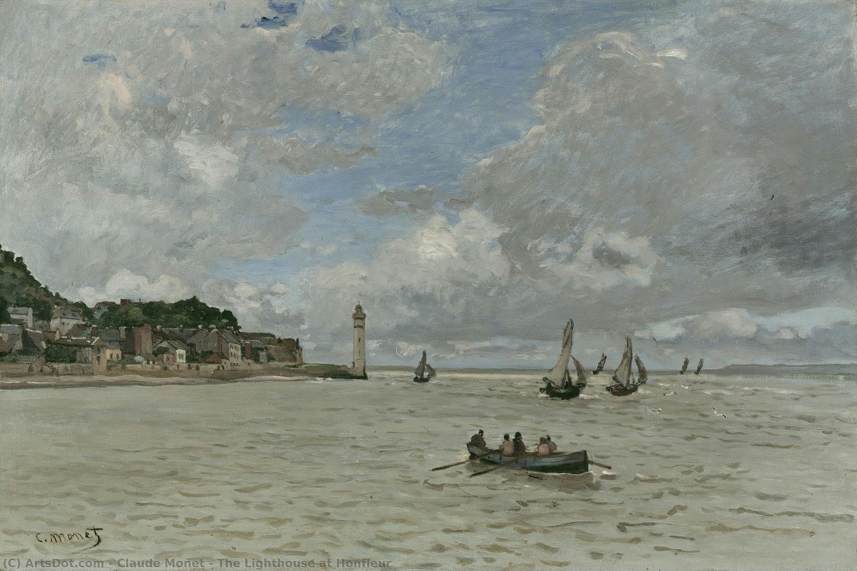 The Lighthouse At Honfleur — Claude Monet