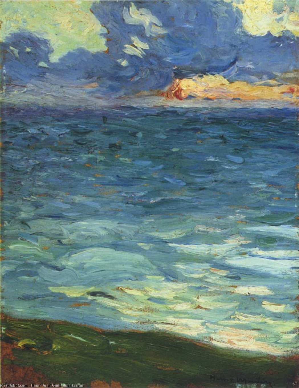 By The Sea — Henri Jean Guillaume Martin