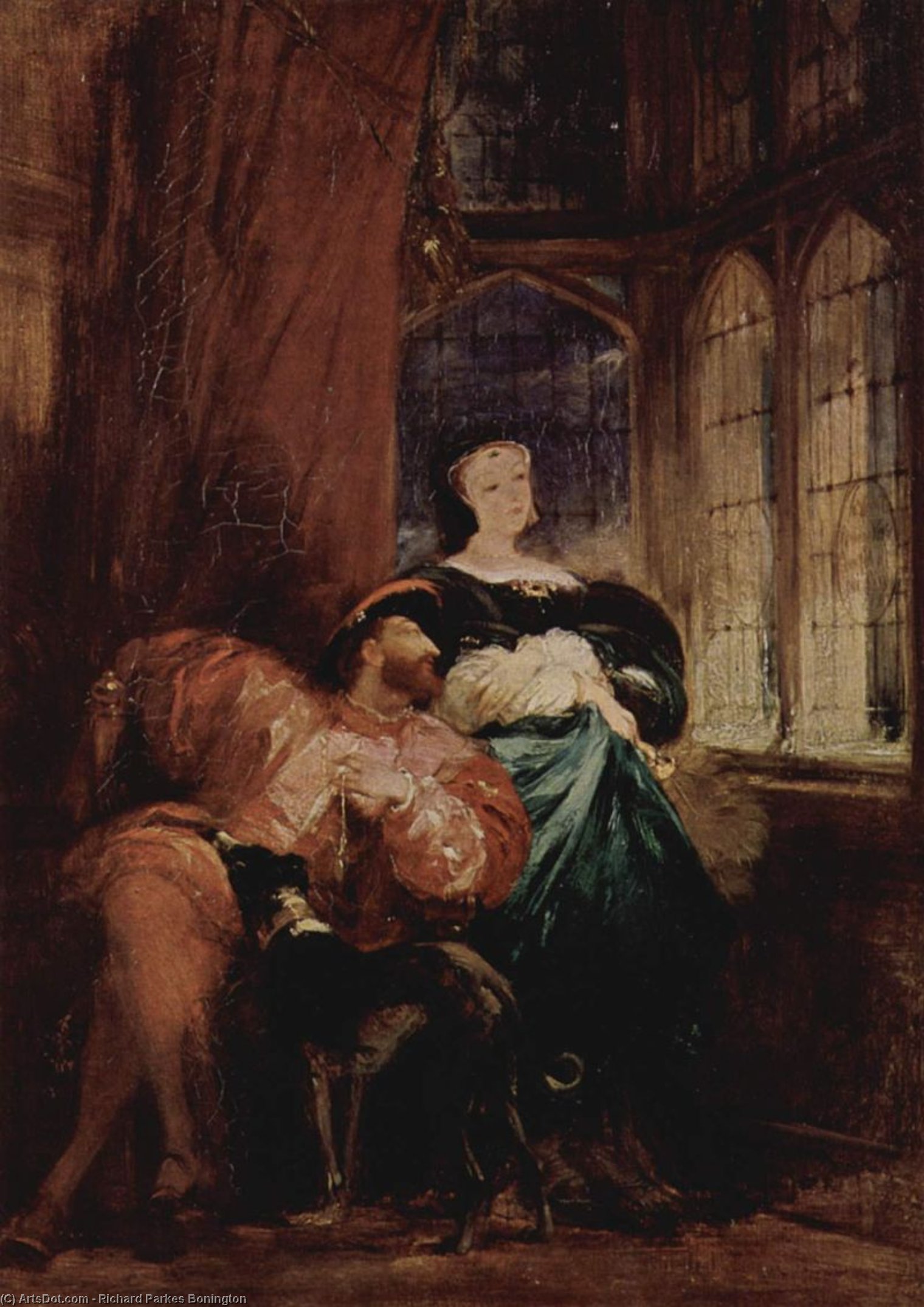 Francis I And Marguerite De Navarre — Ričard Parks Bonington