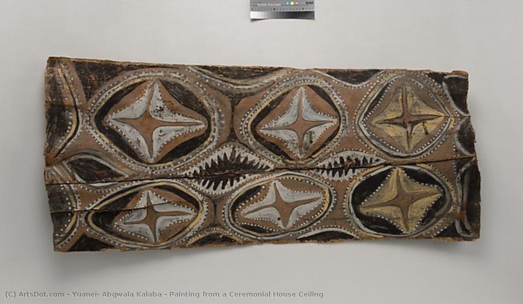 Painting From A Ceremonial House Ceiling — Yuanei, Abgwala Kalaba