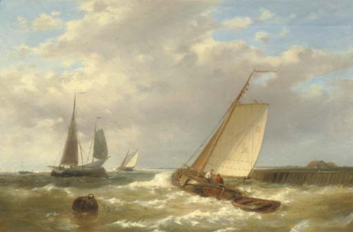 Shipping Near A Jetty — Abraham Hulk Senior