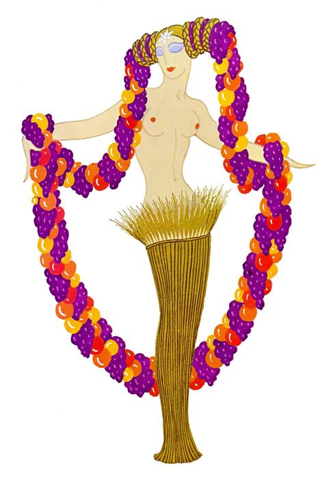 Ceres, The Planets — Erté