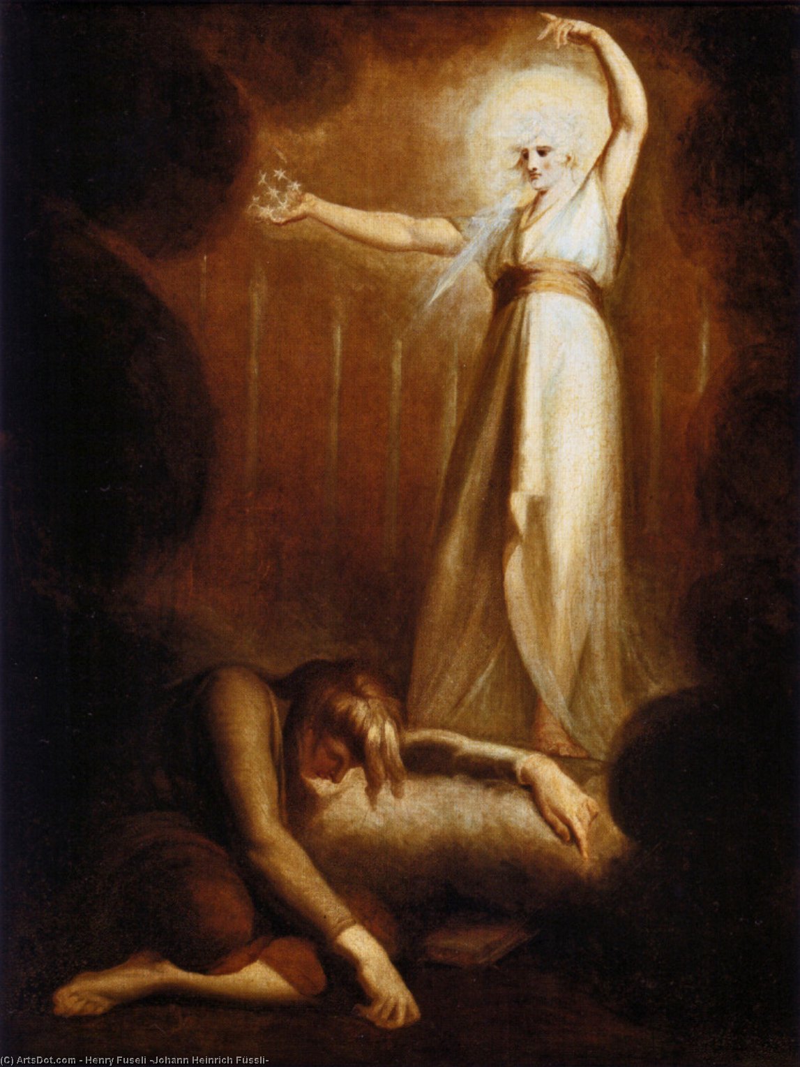 St John's Vision Of The Seven Candlesticks — Иоганн Генрих Фюсли