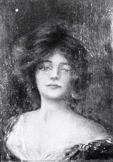 Lady Of Auburn Tresses, (painting) — Sopha Orene Bacon Bennett