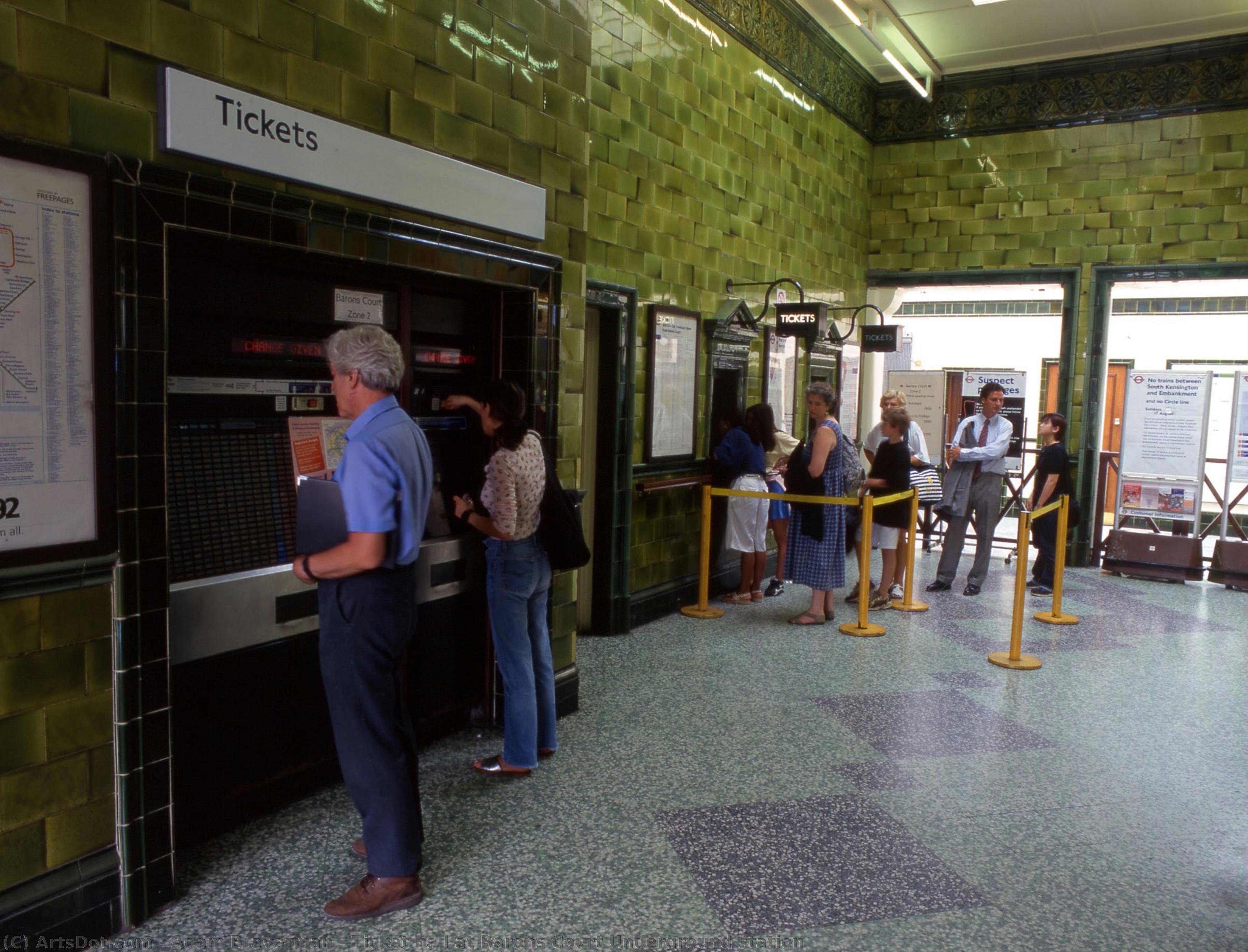 Ticket Hall At Barons Court Underground Station — Adam Braverman