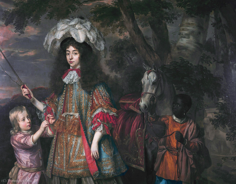 Portrait Of Maria Of Orange — Johannes Mytens