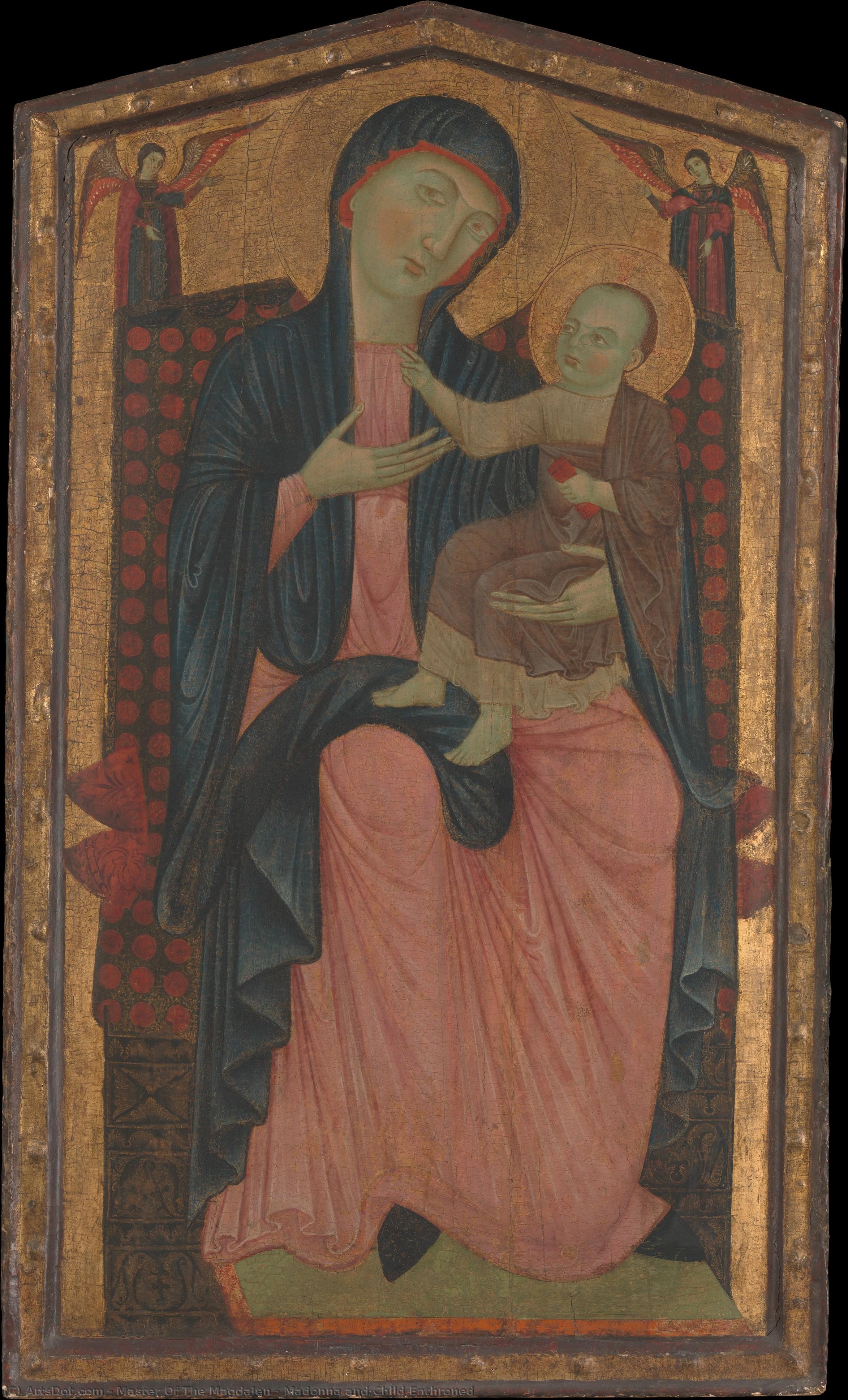 Madonna And Child Enthroned — Master Of The Magdalen