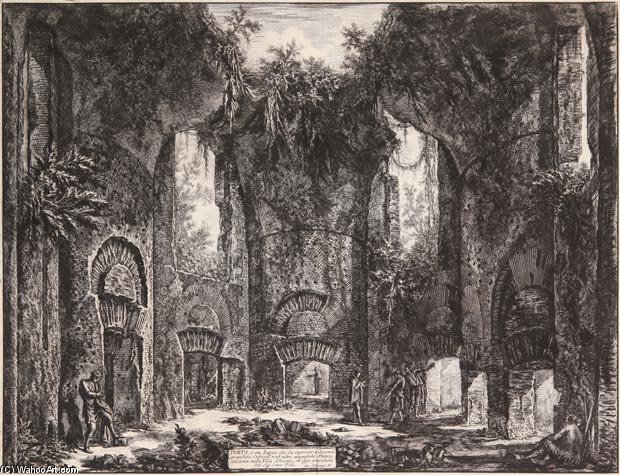 O Sia Luogo Che Da Ingresso A Due Diversi Grandiosi Cubicoli, E Ad Altre Magnifiche Stanze, Esistente Nella Villa Adriana — Giovanni Battista Fontana