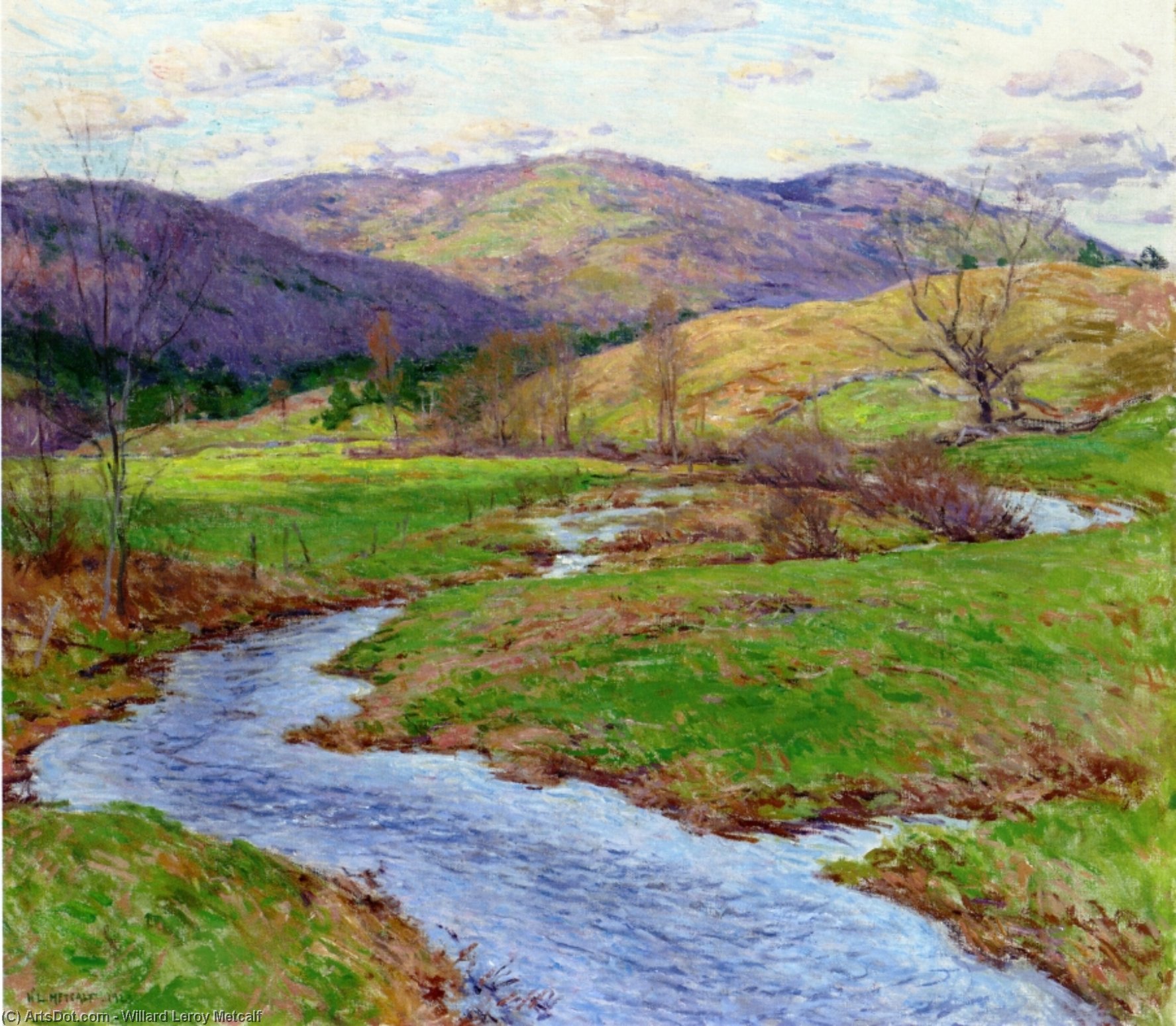 Swollen Brook (no. 2) — Willard Leroy Metcalf