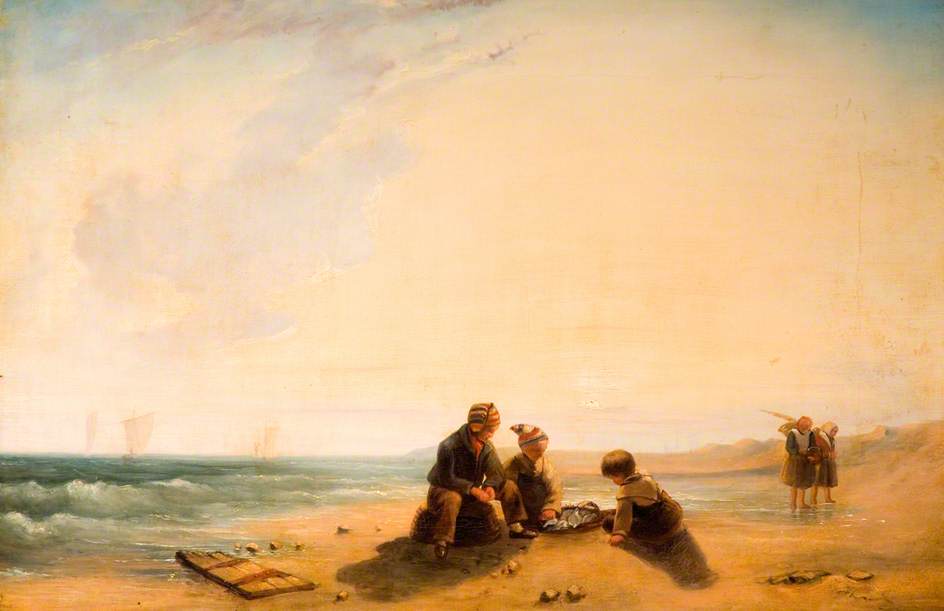 French Coast Scene — Richard Parkes Bonington