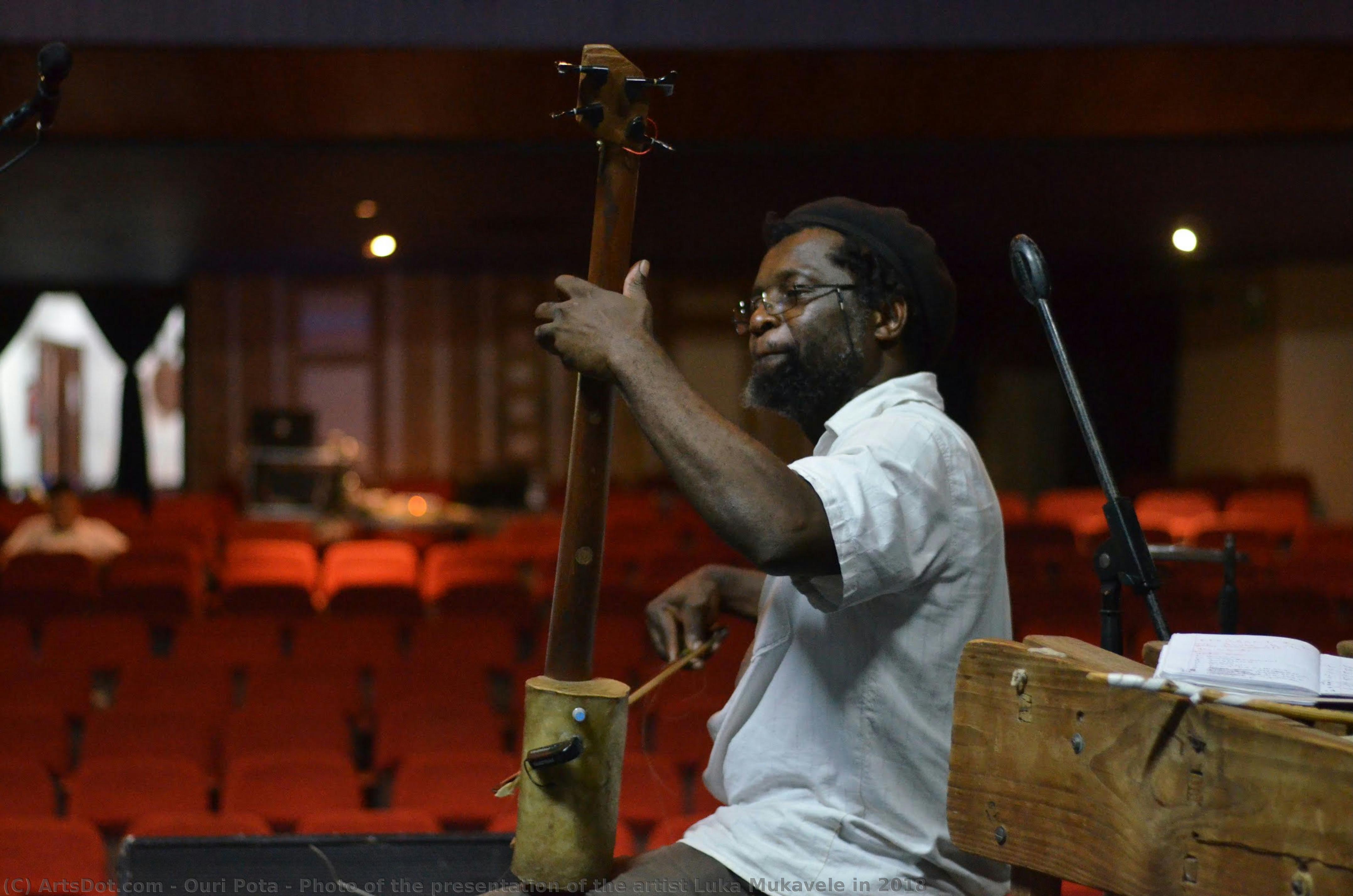 Photo Of The Presentation Of The Artist Luka Mukavele In 2018 — Ouri Pota