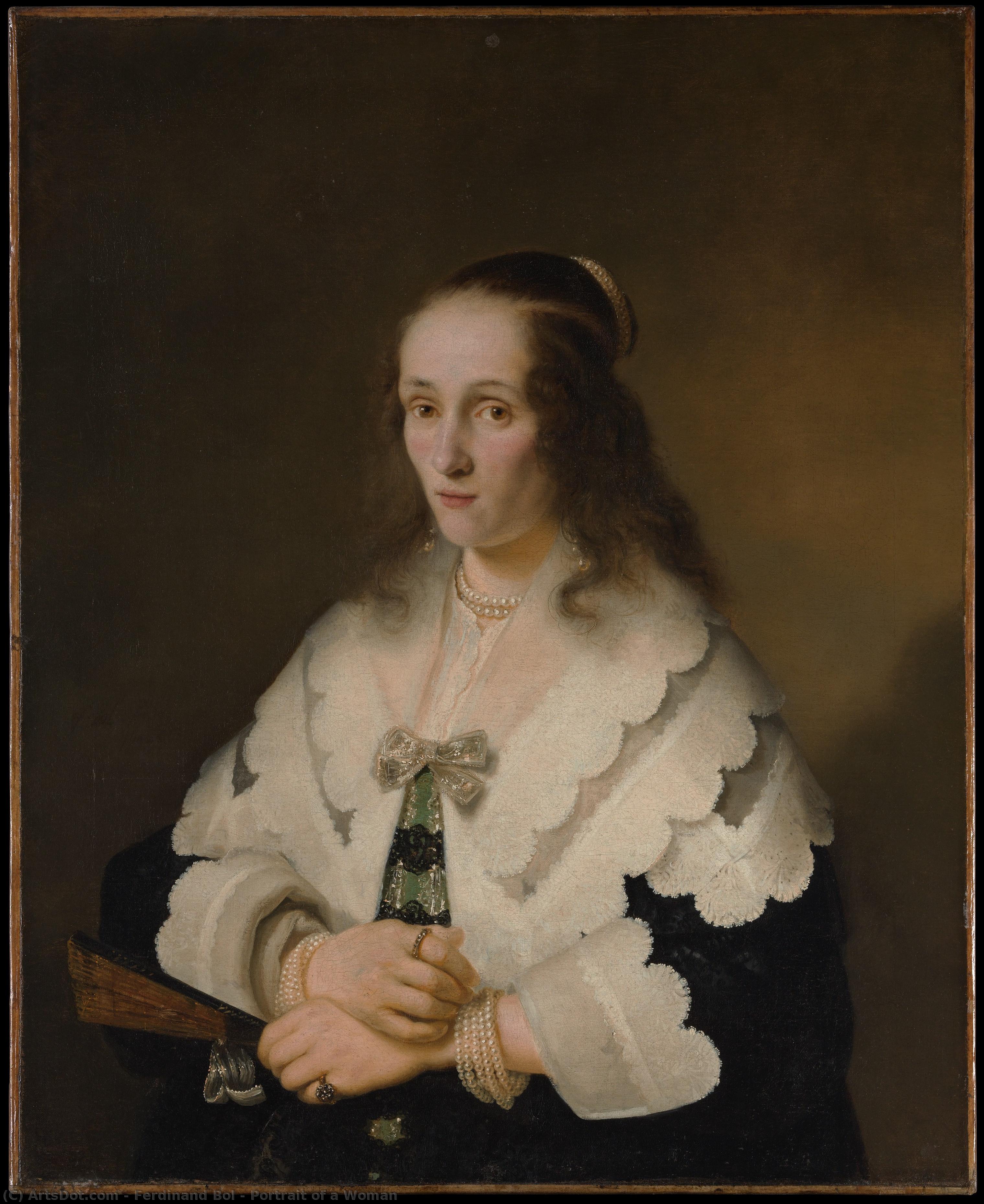 Portrait Of A Woman — Ferdinand Bol
