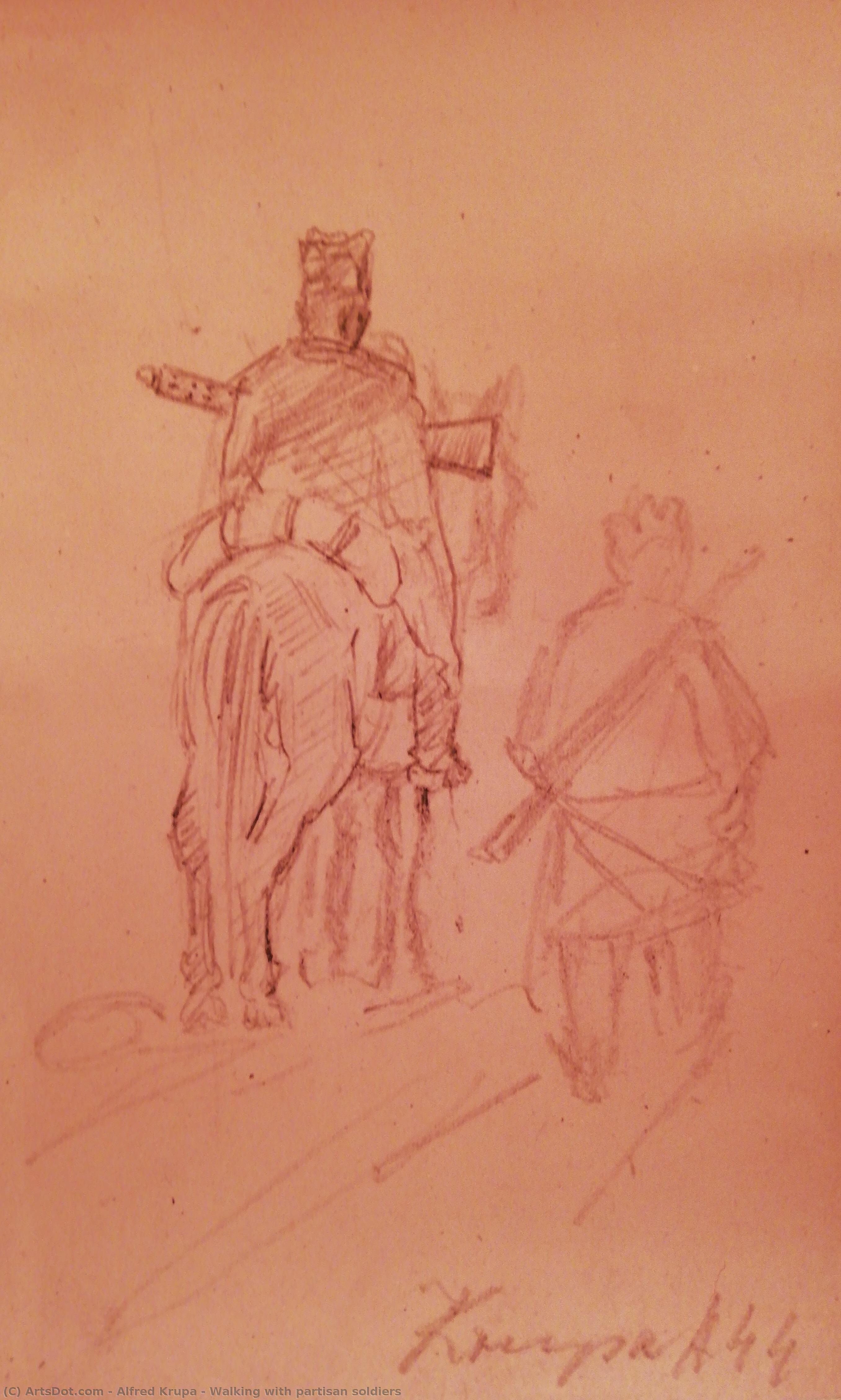Walking With Partisan Soldiers — Alfred Joseph Krūppa