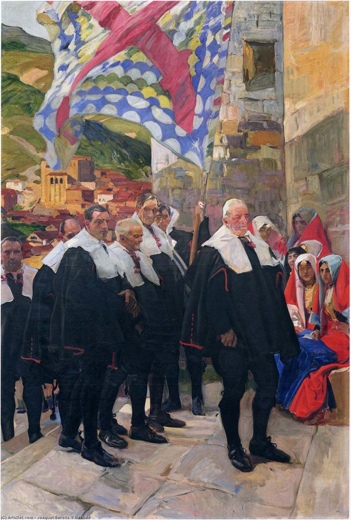 Navarra, El Ayuntamiento De Roncal — Joaquín Sorolla Y Bastida