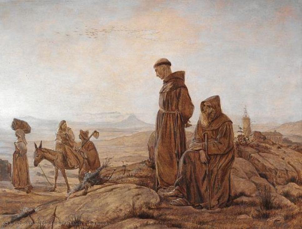 Two Monks — Carl Heinrich Bloch