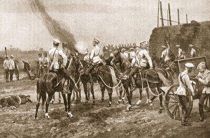 Russian Cossack Artillery — Richard Caton Woodville